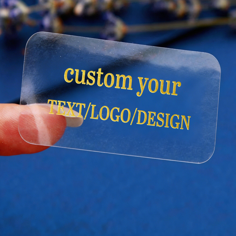 Personalised Candle Label - 50 Personalizowanych prostokątnych naklejek, niestandardowe przezroczyste