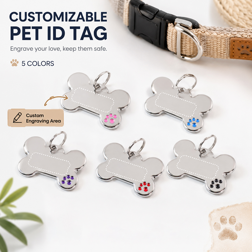 Pet Portrait Custom - Personalizowana zawieszka dla psa w kształcie