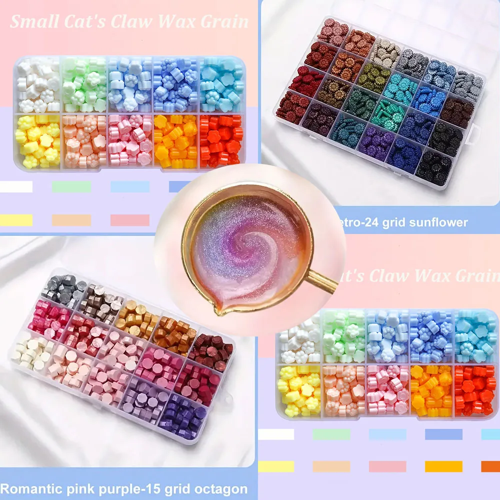 Wax Seal Letter Kit - 600 szt. Wosk do pieczęci w