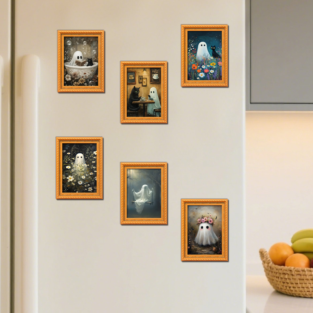 Engraved Wood Frame - Kreatywny magnes na lodówkę 3D na
