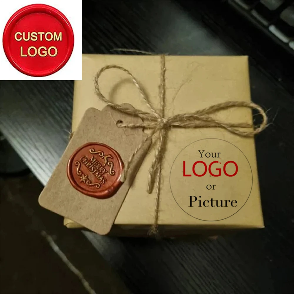 Wax Seal Letter Kit - Niestandardowe LOGO Ślubny wosk do pieczętowania