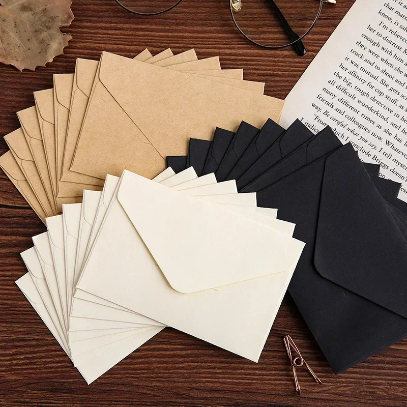 Wax Seal Letter Kit - 20/40/80 sztuk klasyczny biały czarny Kraft