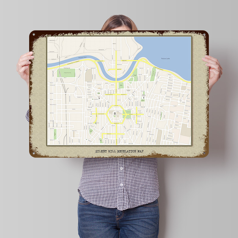 Silent Hill Revelation Map Met – Custom Map Poster recenzja i cena
