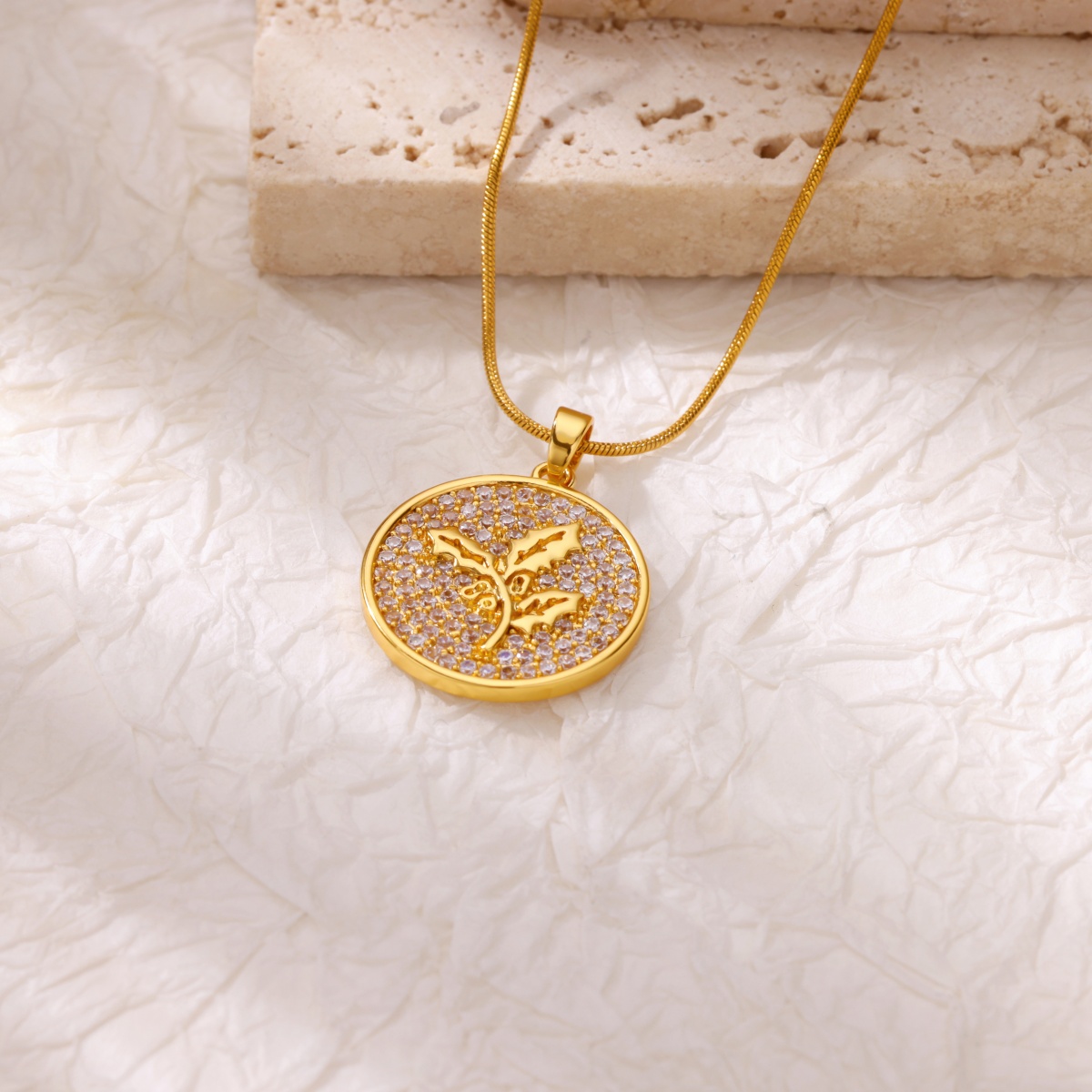 Naszyjniki z cyrkoniami w kszt – Birth Flower Necklace recenzja i cena