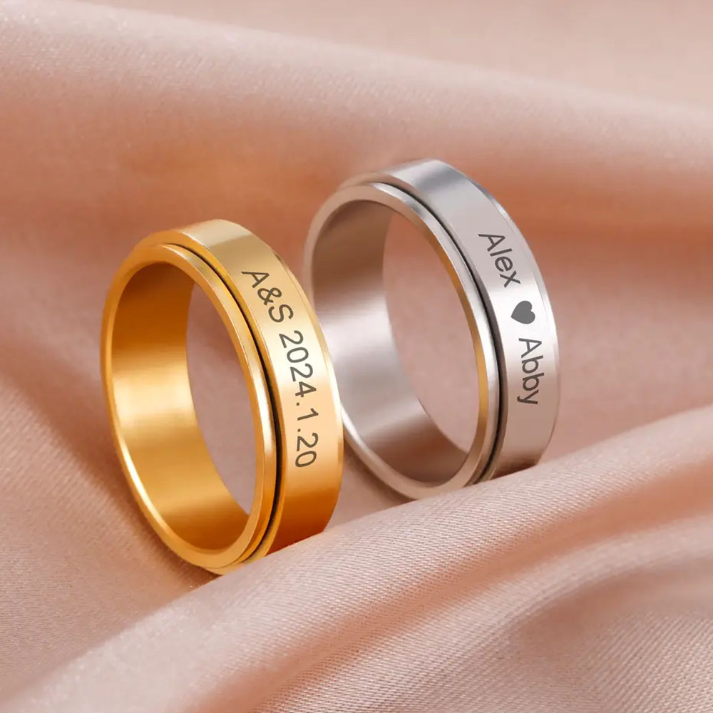 Pierścień COOLTIME z grawerem  – Initial Ring Custom recenzja i cena