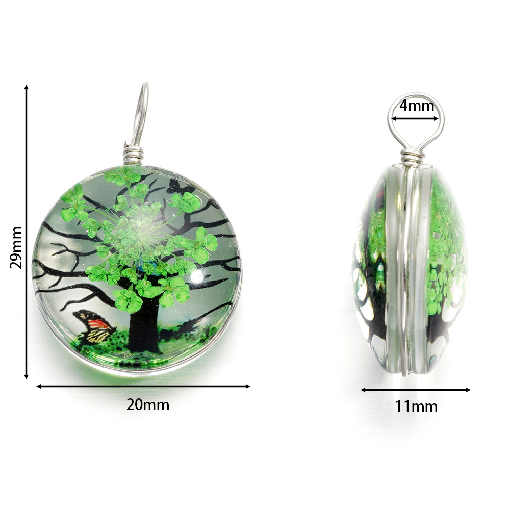 5 sztuk/partia 20x29mm biżuter – Birth Flower Necklace recenzja i cena