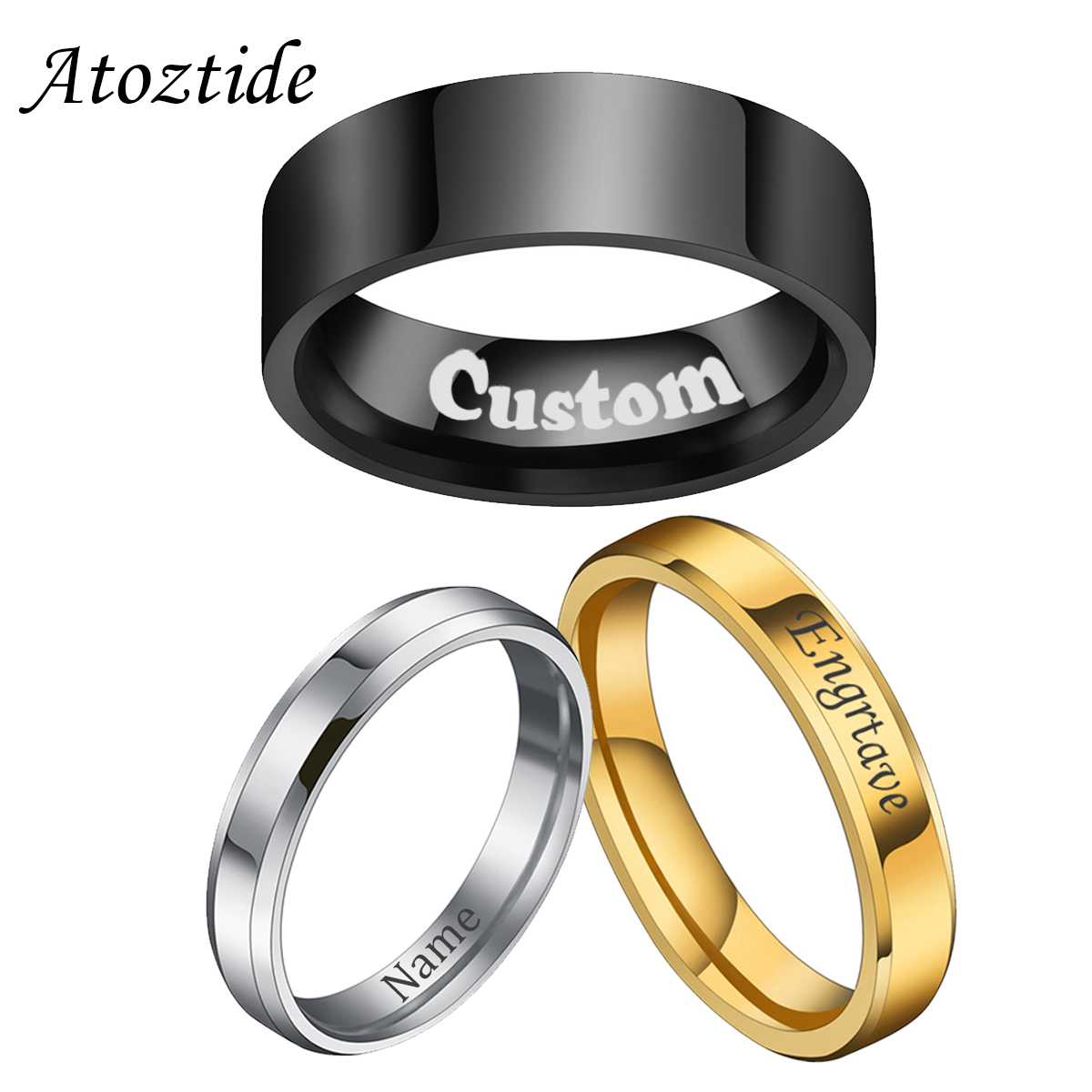 Atoztide 4/6/8mm spersonalizow – Initial Ring Custom recenzja i cena