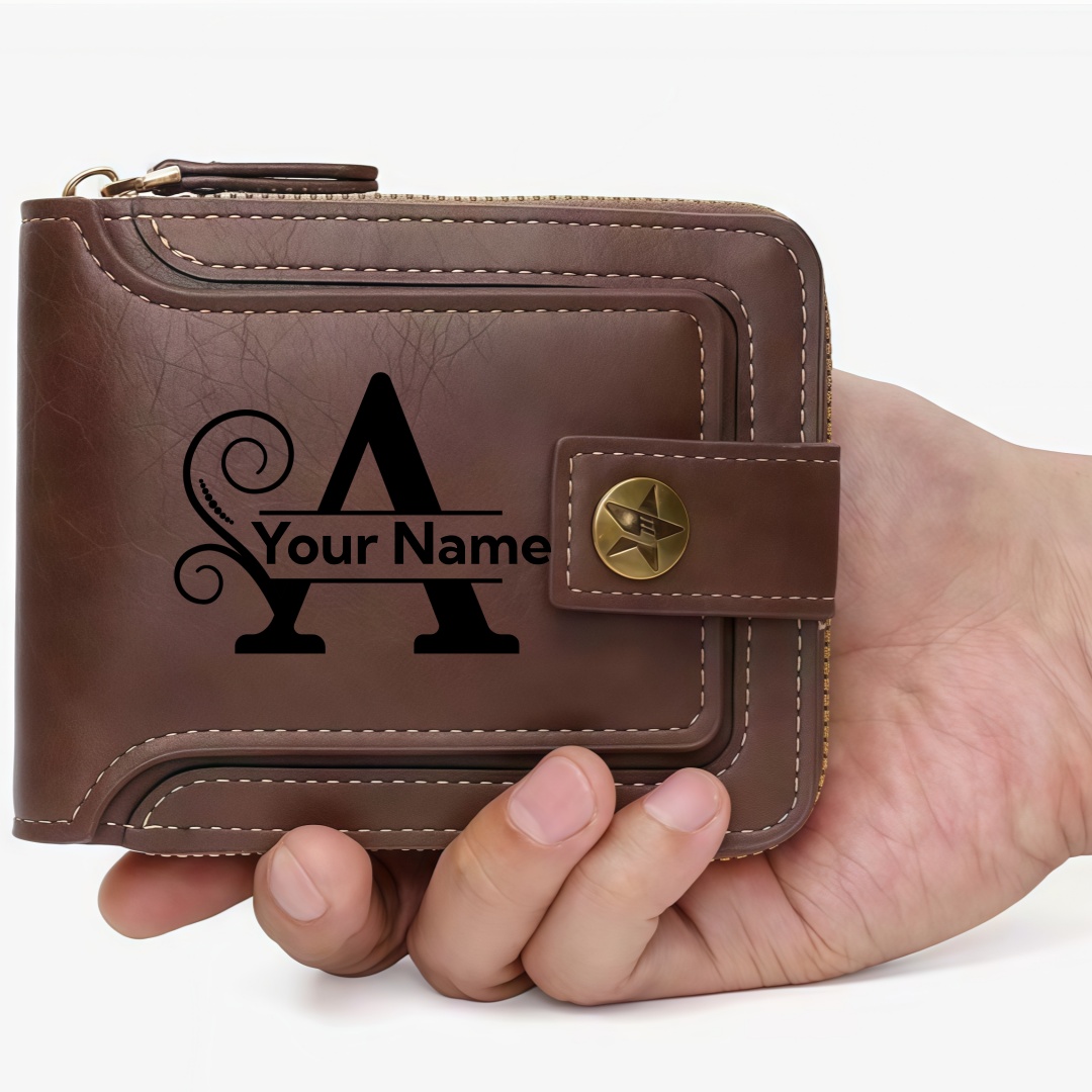Portfel męski na zamówienie -  – Personalized Name Box recenzja i cena