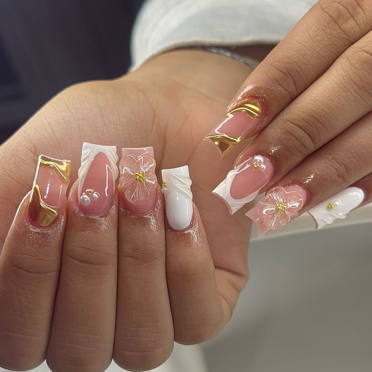 24Pcs Słodkie Średnie Kwadrato – Pressed Flower Art recenzja i cena