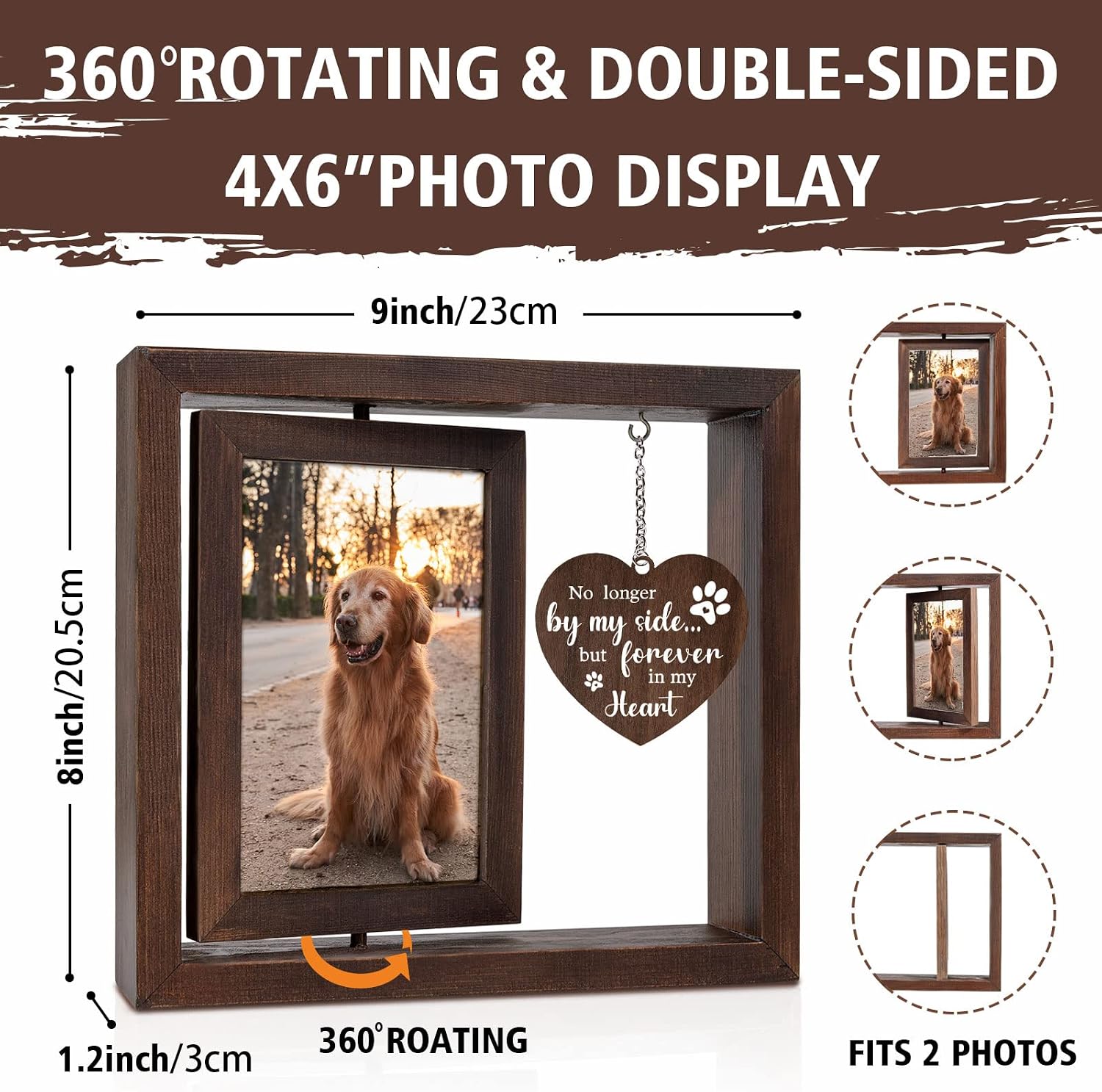 Ramka na zdjęcia pamięci o zwi – Engraved Wood Frame recenzja i cena