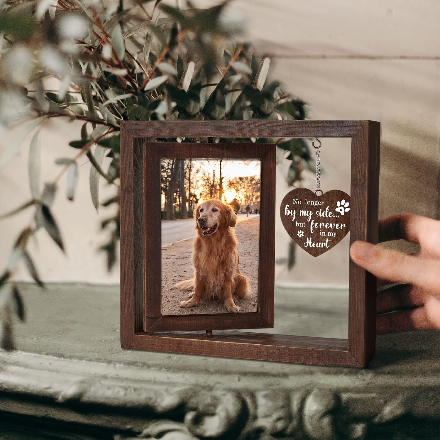 Ramka na zdjęcia pamięci o zwi – Engraved Wood Frame recenzja i cena