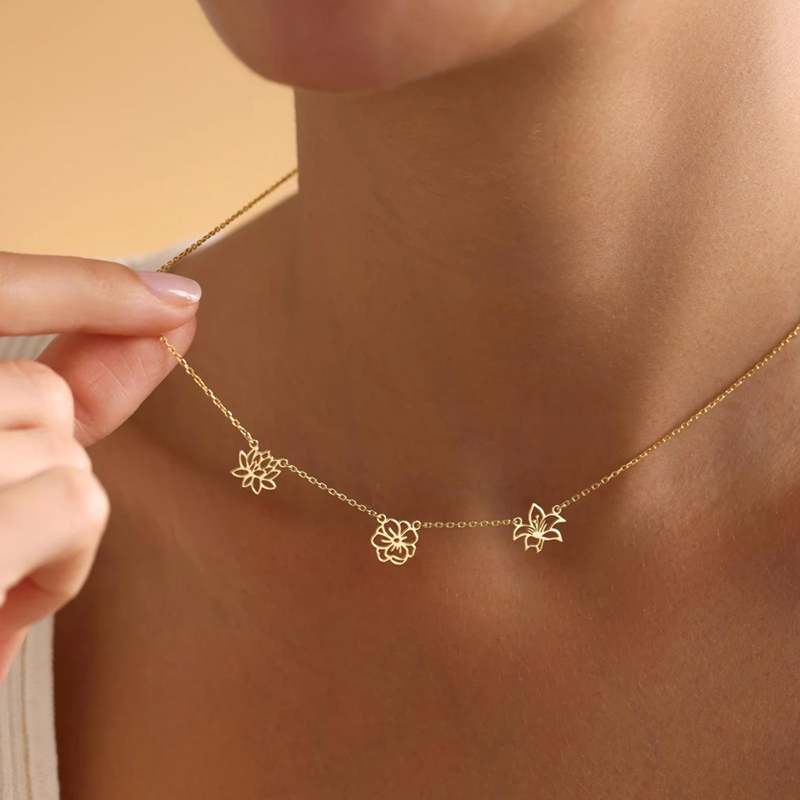 Spersonalizowany naszyjnik kwi – Birth Flower Necklace recenzja i cena
