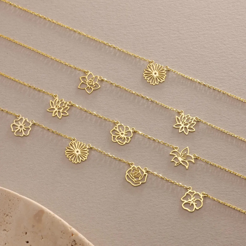 Spersonalizowany naszyjnik kwi – Birth Flower Necklace recenzja i cena