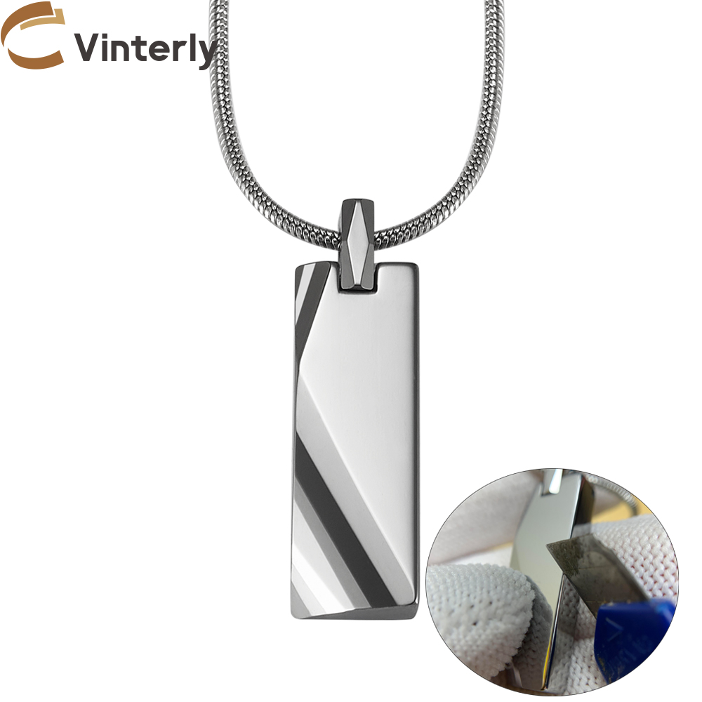 Wisiorki z węglika wolframu mę – Name Necklace Custom recenzja i cena