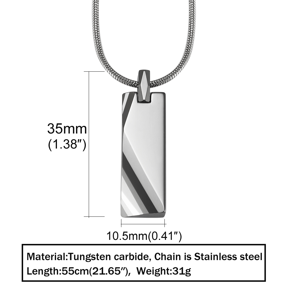 Wisiorki z węglika wolframu mę – Name Necklace Custom recenzja i cena