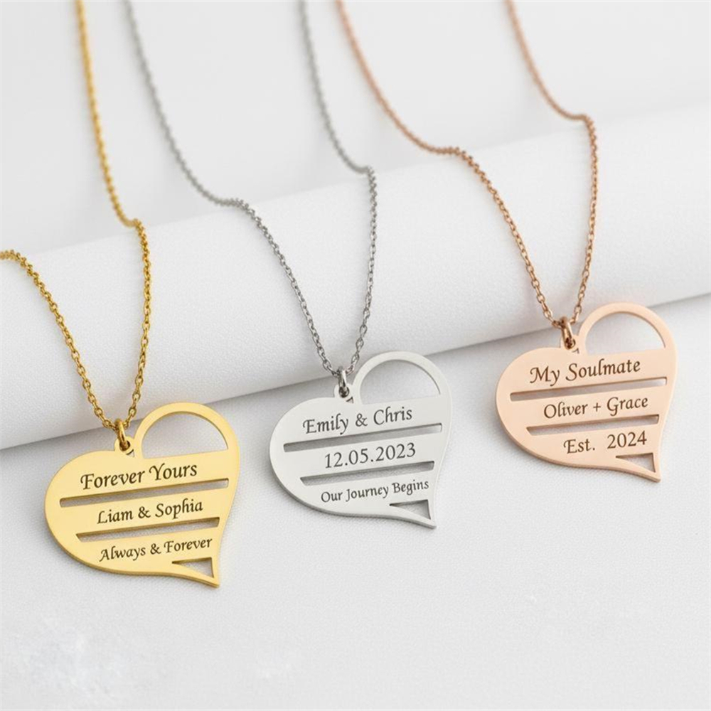 Naszyjnik z sercem ze stali ni – Birth Flower Necklace recenzja i cena